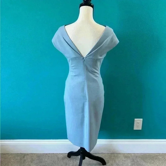 Max Mara blue wool shift dress in size 4 - Picture 3 of 7